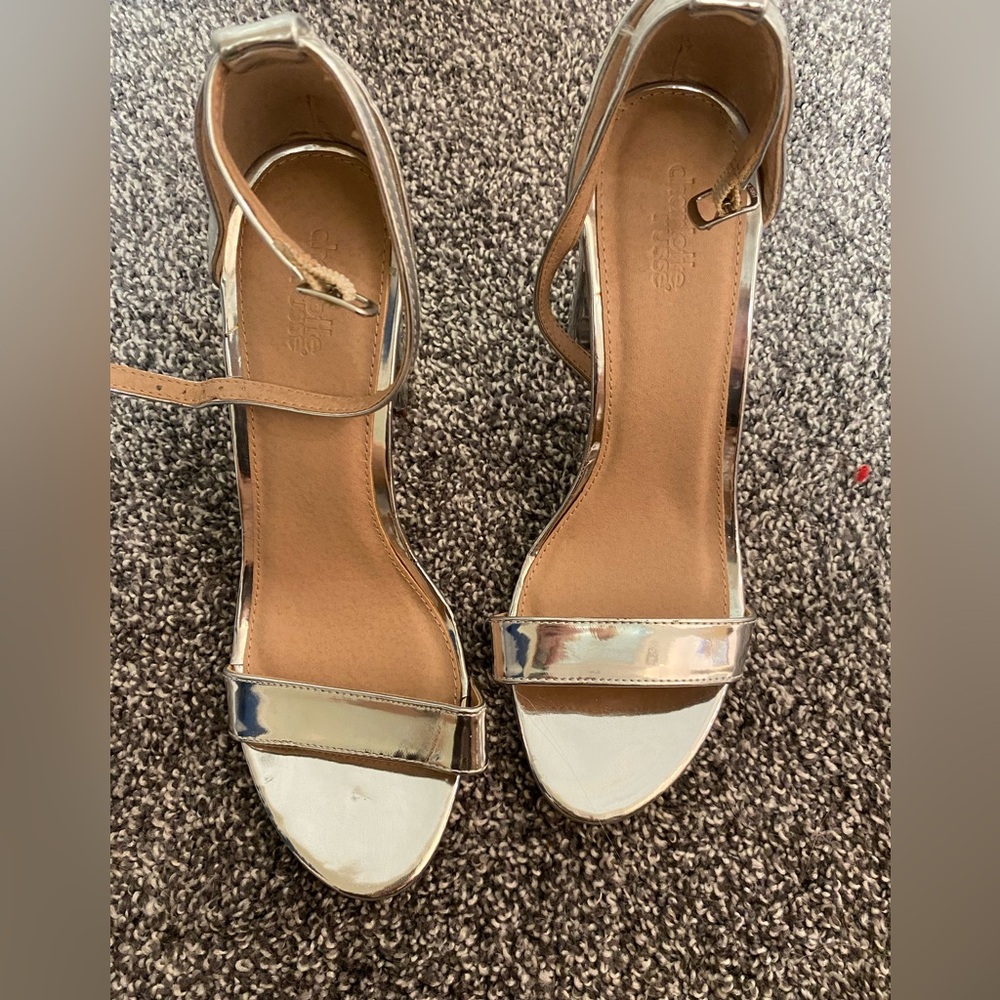 Silver Charlotte Russe heels